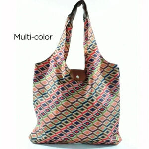 Italia Shopper Bag Vintage Mosaic Pattern NWT